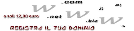 ordina il tuo dominio